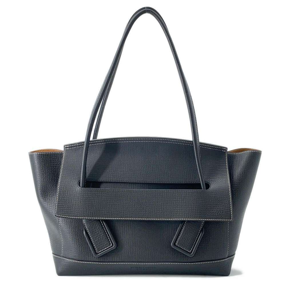 Bottega Veneta Tote Bag The Arco Leather Black